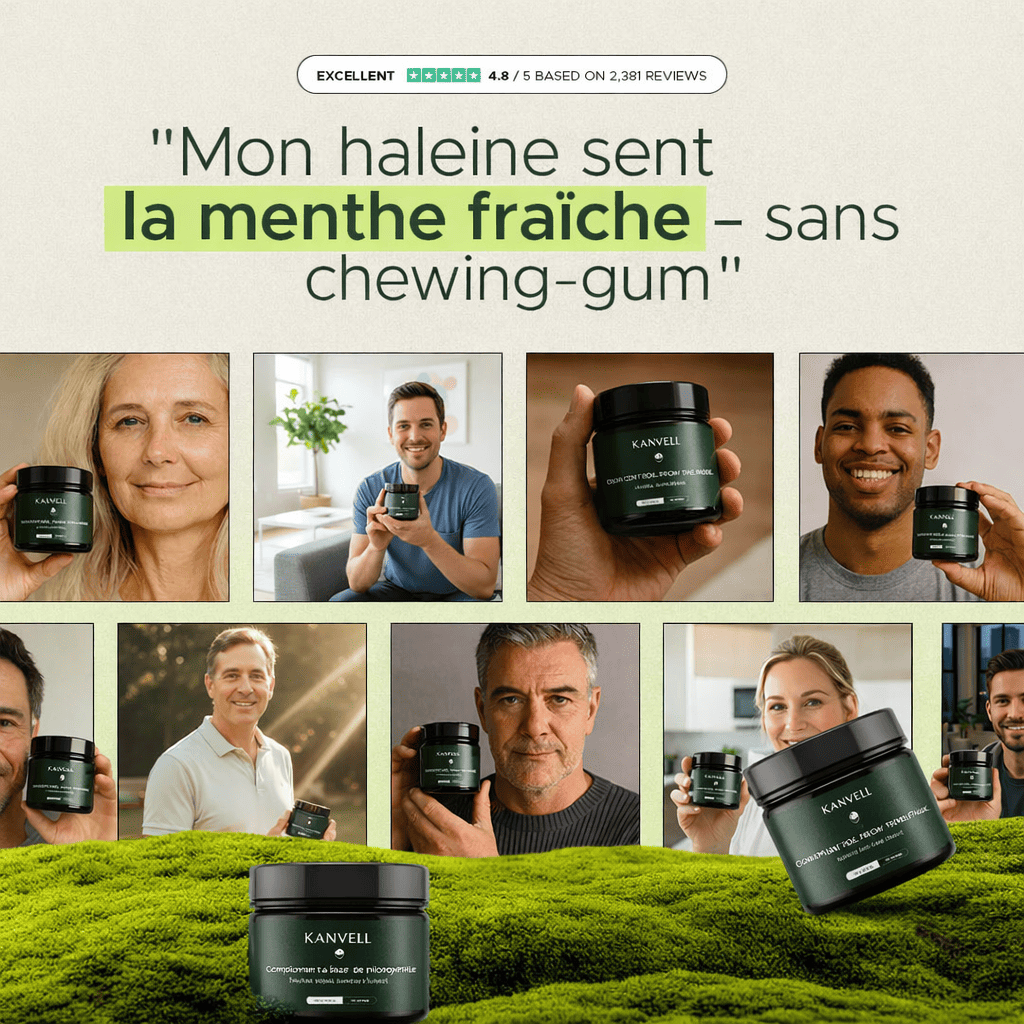 Gel aux Herbes Anti-Mauvaise Haleine par Kanvell™