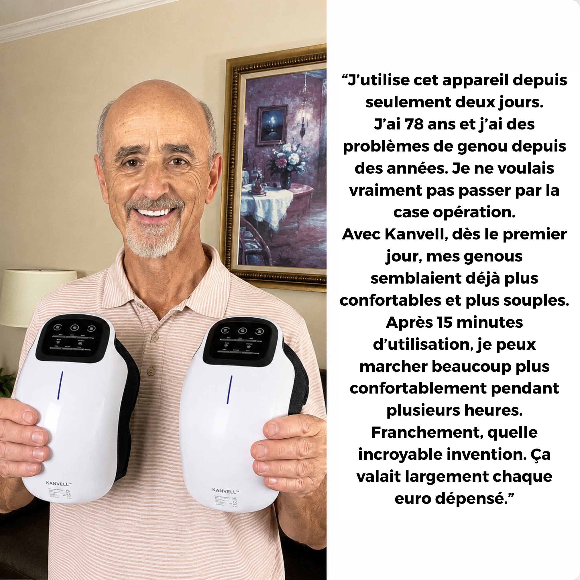 Appareil de Thérapie Avancée pour le Genou Kanvell™